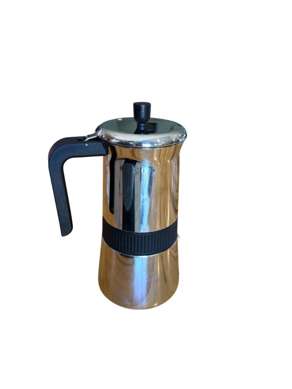 Brim 6 Cup Moka Coffee Maker Stainless Steel Stovetop Flip Top Lid - Picture 3 of 9